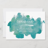 Verjaardagsuitnodiging vieren kaart (Voorkant)