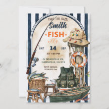 Verjaardagsuitnodiging Vissen Vissen Feest Fis