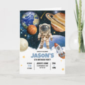 Verjaardagsuitnodiging voor astronauten, Outer Spa (Voorkant)