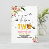 Verjaardagsuitnodiging voor bijen Verjaardagsfeest Kaart (Staand voorkant)