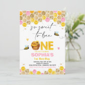 Verjaardagsuitnodiging voor bijen Verjaardagsfeest Kaart (Staand voorkant)