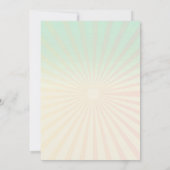 verjaardagsuitnodiging voor Chocolade candyland Kaart (Achterkant)