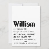 Verjaardagsuitnodiging voor computergekken kaart (Voorkant)