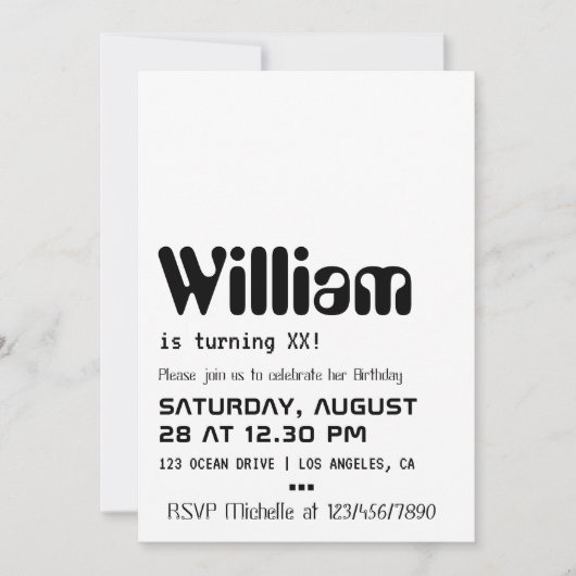 Verjaardagsuitnodiging voor computergekken kaart (Voorkant)