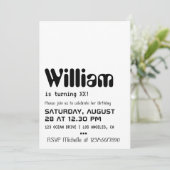 Verjaardagsuitnodiging voor computergekken kaart (Staand voorkant)