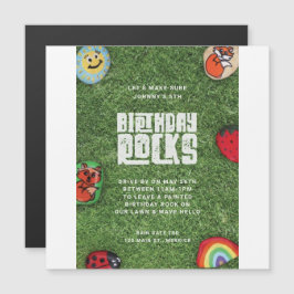 Verjaardagsuitnodiging voor Coronavirus Kids Magnetische Uitnodiging