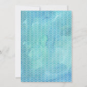 Verjaardagsuitnodiging voor de Kinder Waterverf wa Kaart (Achterkant)