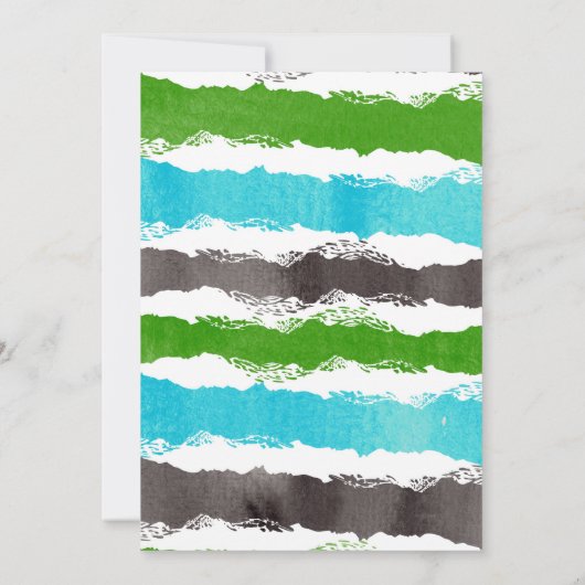 Verjaardagsuitnodiging voor dinosaurusjongen kaart (Achterkant)