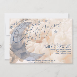 Verjaardagsuitnodiging voor een baby jongen Over d Kaart