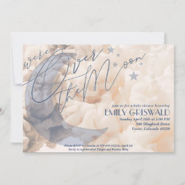 Verjaardagsuitnodiging voor een babyfeestje Over t Kaart