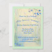 Verjaardagsuitnodiging voor een betoverd bos kaart (Achterkant)