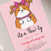 verjaardagsuitnodiging voor een paketje kaart