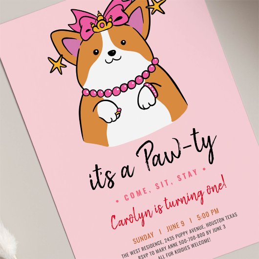 verjaardagsuitnodiging voor een paketje kaart