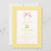 Verjaardagsuitnodiging voor eerste verjaardag met  kaart (Voorkant)