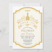 VERJAARDAGSUITNODIGING VOOR ELKE LEEFTIJD - Wijnla Kaart (Voorkant)