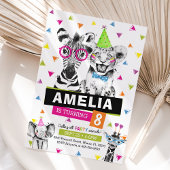 Verjaardagsuitnodiging voor feestdieren, Kinder sa Kaart