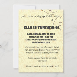 Verjaardagsuitnodiging voor grillige Kinderen Kaart