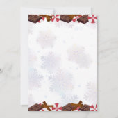 Verjaardagsuitnodiging voor hete cacaopartij kaart (Achterkant)