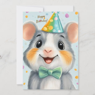Verjaardagsuitnodiging voor huisdier Cavia Party C Kaart