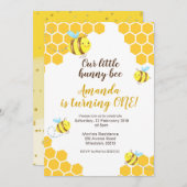 Verjaardagsuitnodiging voor jongen of meisje kaart (Voorkant / Achterkant)