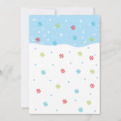 Verjaardagsuitnodiging voor jongen pinguïn / Waddl Kaart (Achterkant)