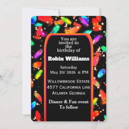 verjaardagsuitnodiging voor kinderen | bewerkbaar kaart