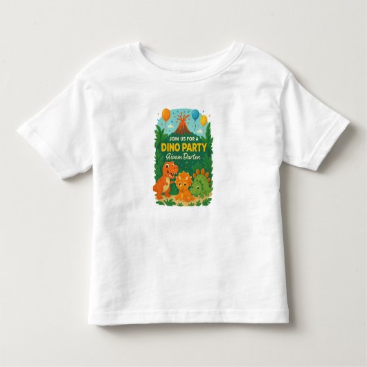 Verjaardagsuitnodiging voor kinderen - Schattigee  Kinder Shirts (Voorkant)