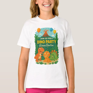 Verjaardagsuitnodiging voor kinderen - Schattigee  T-shirt