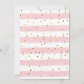 verjaardagsuitnodiging voor kleine vlinders kaart (Achterkant)