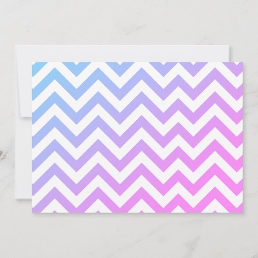 verjaardagsuitnodiging voor labels met meisjeslase bedankkaart (Achterkant)