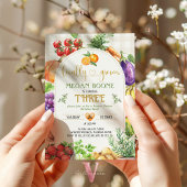 Verjaardagsuitnodiging voor lokaal geteelde boeren kaart