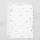 Verjaardagsuitnodiging voor puppy's Hondenfeestje  Kaart (Achterkant)