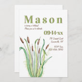 verjaardagsuitnodiging voor Reeds Kaart (Voorkant / Achterkant)