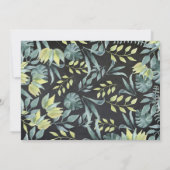 Verjaardagsuitnodiging voor Safari Oerwoud met fot Kaart (Achterkant)