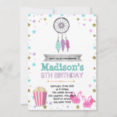 verjaardagsuitnodiging voor slaperigenaar kaart (Voorkant)