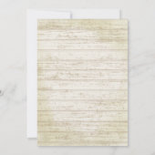 Verjaardagsuitnodiging voor varken- en webschuur kaart (Achterkant)