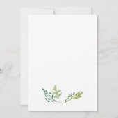 Verjaardagsuitnodiging voor verse watermeloen kaart (Achterkant)