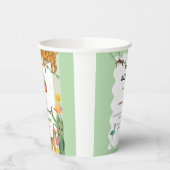 Verjaardagsuitnodiging voor wild Oerwoud Papieren Bekers (Links)