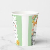 Verjaardagsuitnodiging voor wild Oerwoud Papieren Bekers (Rechts)