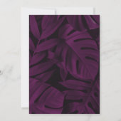 Verjaardagsuitnodiging voor zwembadfeest glow 17 e kaart (Achterkant)