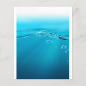 Verjaardagsuitnodiging zwemborrel, Zomerfeest  Flyer (Achterkant)