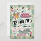 Verjaardagsuitnodigingen Alice in Wonderland Kaart (Voorkant)
