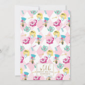 Verjaardagsuitnodigingen Alice in Wonderland Kaart (Achterkant)