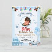 verjaardagsuitnodigingen feestdagenkaart (Staand voorkant)