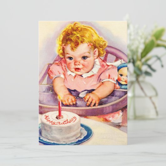  verjaardagsuitnodigingen kaart (Staand voorkant)