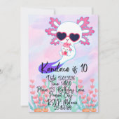 Verjaardagsuitnodigingen Kaart (Voorkant)