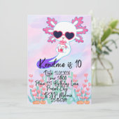 Verjaardagsuitnodigingen Kaart (Staand voorkant)