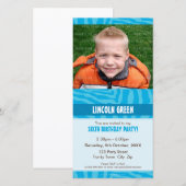 VERJAARDAGSUITNODIGINGEN MET FOTO :: dierenprint 1 (Voorkant / Achterkant)