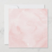 Verjaardagsuitnodigingen Schattige Pink Woodland F (Achterkant)