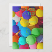 verjaardagsuitnodigingen voor kinderen ensemble kaart (Voorkant)